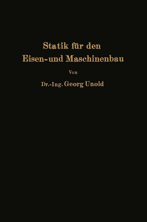 Produktbild: Statik f&uuml;r den Eisen- und Maschinenbau