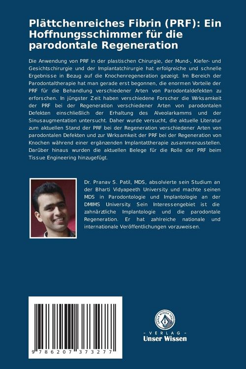 Produktbild: Pl&auml;ttchenreiches Fibrin (PRF): Ein Hoffnungsschimmer f&uuml;r die parodontale Regeneration