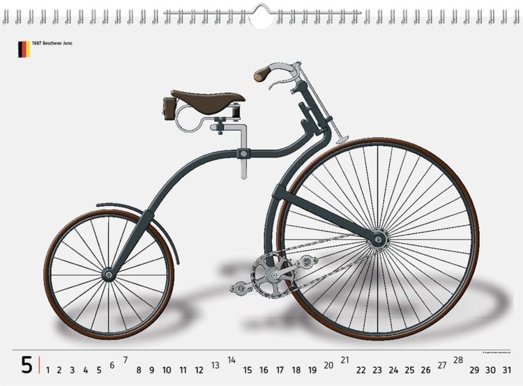 Produktbild: 2023, 12 Fahrradklassiker, Wandkalender