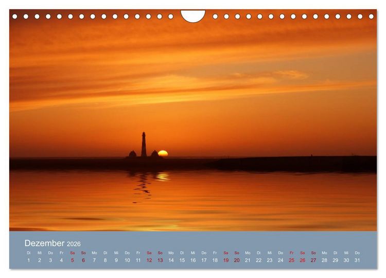 Produktbild: Westerhever (Wandkalender 2026 DIN A4 quer), CALVENDO Monatskalender