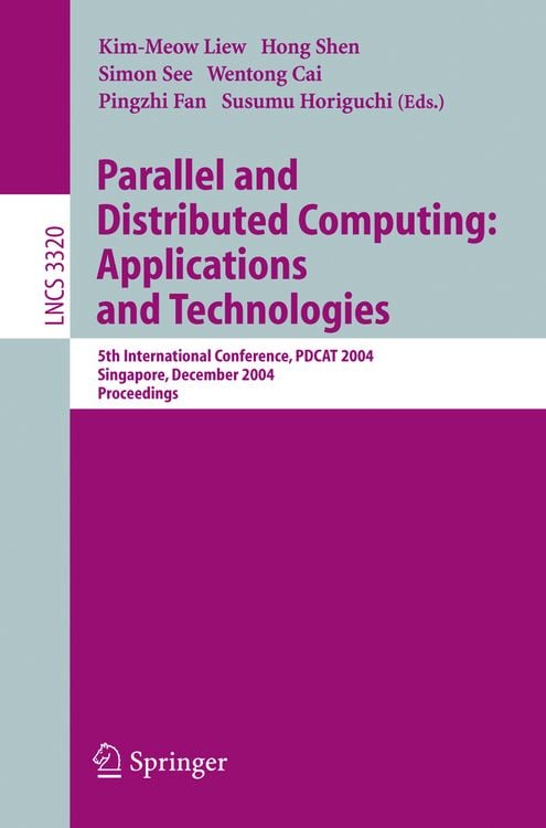 Produktbild: Parallel and Distributed Computing: Applications and Technologies