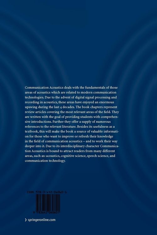 Produktbild: Communication Acoustics