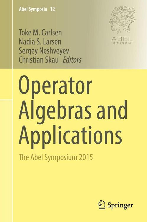 Produktbild: Operator Algebras and Applications