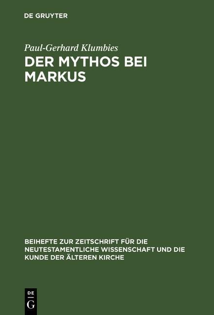 Produktbild: Der Mythos bei Markus