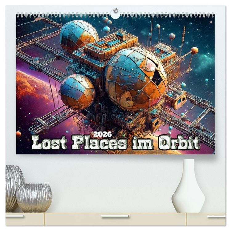 Produktbild: Lost Places im Orbit (hochwertiger Premium Wandkalender 2026 DIN A2 quer), Kunstdruck in Hochglanz