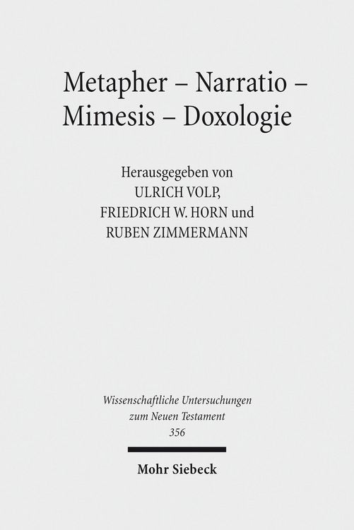 Produktbild: Metapher - Narratio - Mimesis - Doxologie