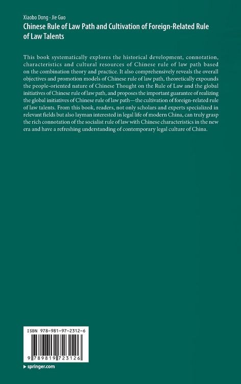 Produktbild: Chinese Rule of Law Path and Cultivation of Foreign-Related Rule of Law Talents
