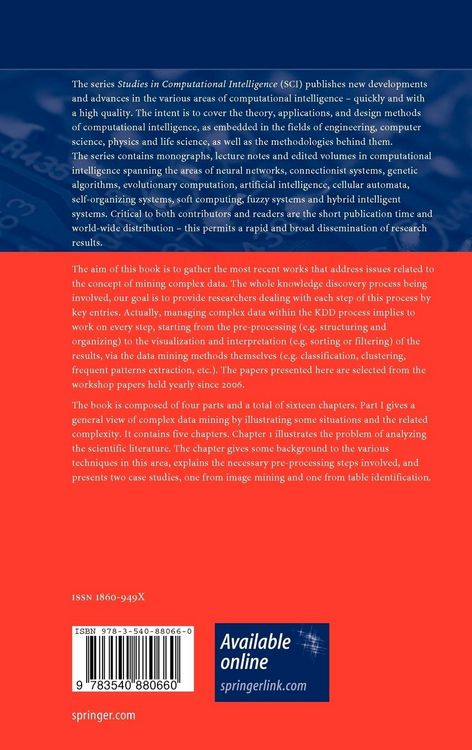 Produktbild: Mining Complex Data