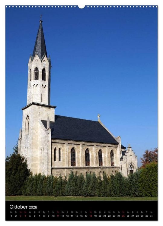 Produktbild: Kirchen in Deutschland - G&ouml;ttliche Perlen aus Menschenhand (Wandkalender 2026 DIN A2 hoch), CALVENDO Monatskalender