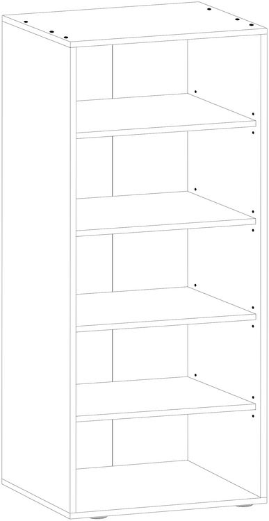 Produktbild: Holz Kleiderschrank Schuhschrank Vandol