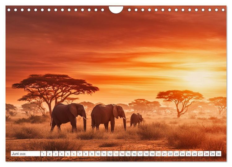Produktbild: Ungez&auml;hmte Natur (Wandkalender 2026 DIN A4 quer), CALVENDO Monatskalender