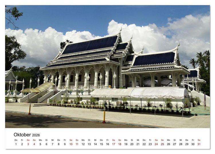 Produktbild: Sehnsuchtsland Thailand (hochwertiger Premium Wandkalender 2026 DIN A2 quer), Kunstdruck in Hochglanz