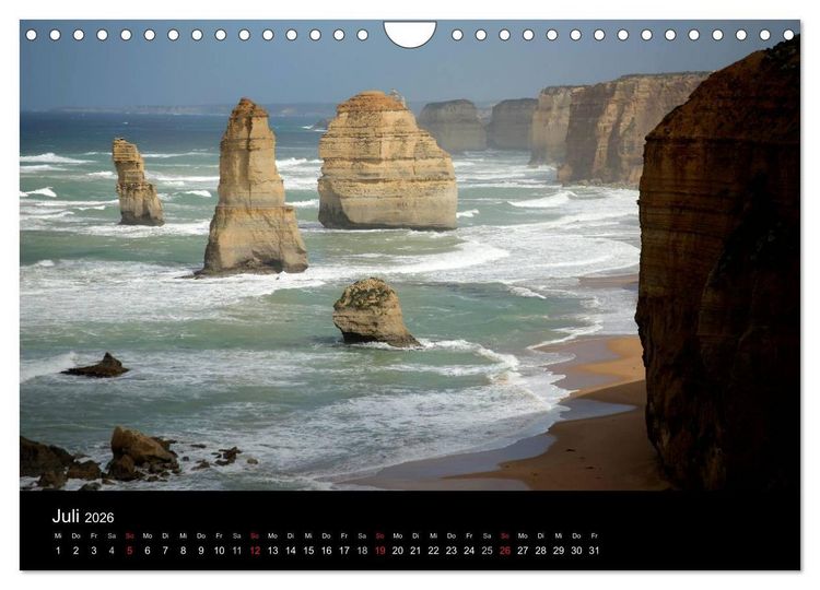 Produktbild: Australien (Wandkalender 2026 DIN A4 quer), CALVENDO Monatskalender