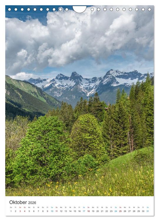 Produktbild: Sommerzauber in den Alpen (Wandkalender 2026 DIN A4 hoch), CALVENDO Monatskalender