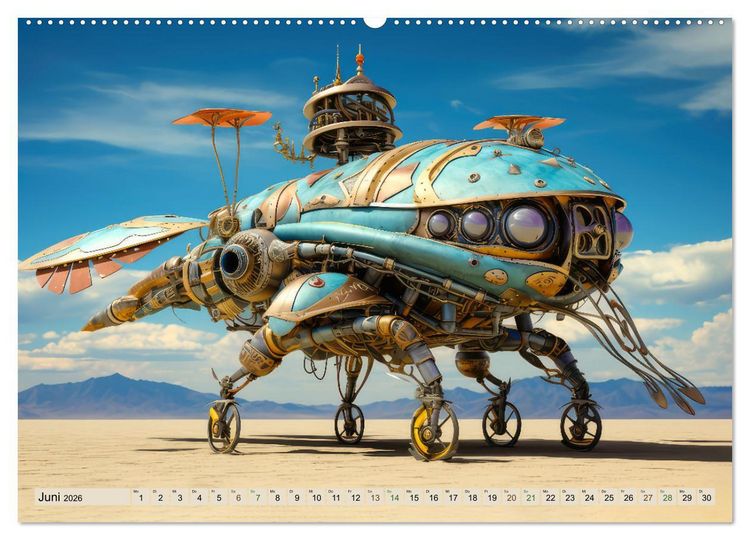 Produktbild: Luftschiff-Fantasie (Wandkalender 2026 DIN A2 quer), CALVENDO Monatskalender