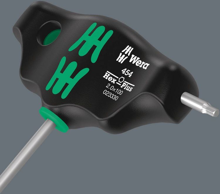 Produktbild: Wera 454 Imperial Innen-Sechskantschraubendreher Schl&uuml;sselweite (Zoll): 5/64 Zoll Klingenl&auml;nge: 150 mm