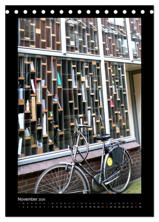 Produktbild: Amsterdam (Tischkalender 2026 DIN A5 hoch), CALVENDO Monatskalender