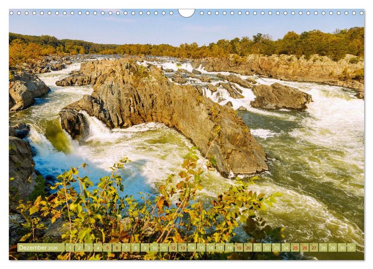 Produktbild: Virginia. Amerikanische Sch&ouml;nheit zwischen K&uuml;ste und Bergen (Wandkalender 2026 DIN A3 quer), CALVENDO Monatskalender