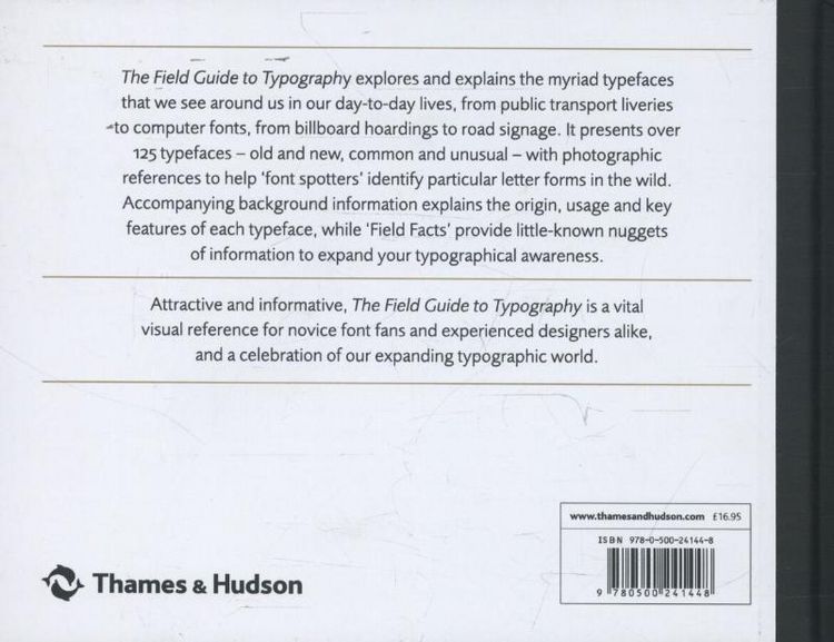 Produktbild: The Field Guide to Typography