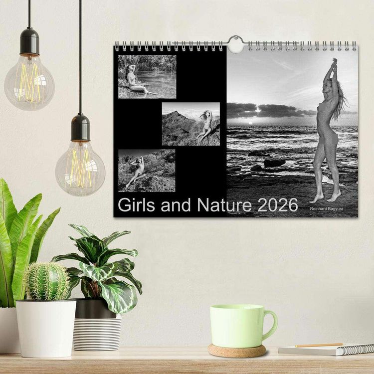 Produktbild: Girls and Nature (Wandkalender 2026 DIN A4 quer), CALVENDO Monatskalender