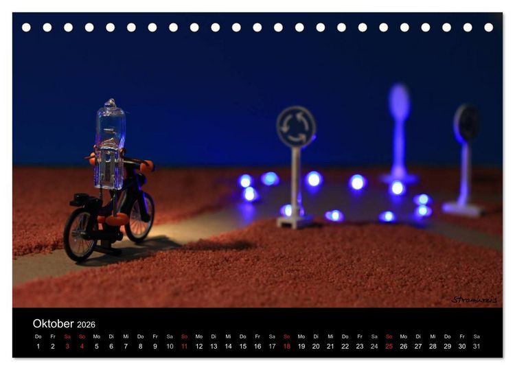 Produktbild: Bernie Blitz - Eine Birne sucht Erleuchtung (Tischkalender 2026 DIN A5 quer), CALVENDO Monatskalender