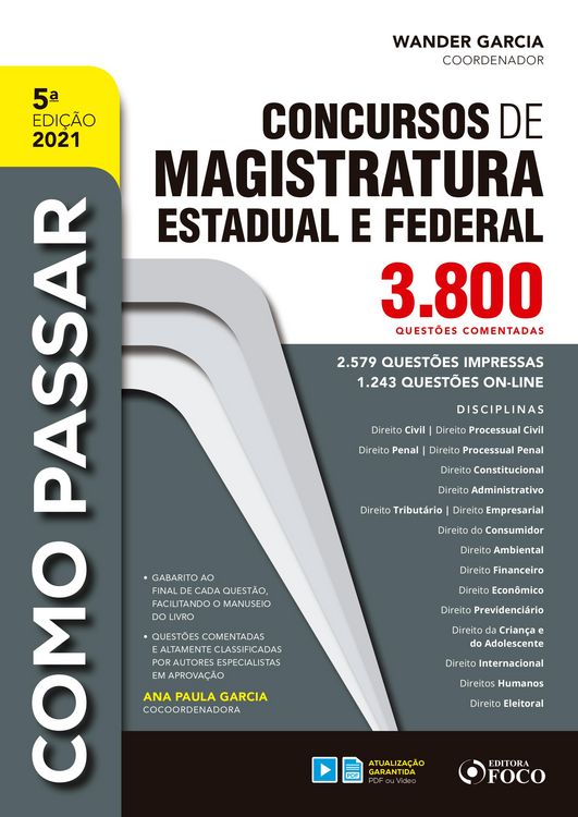 Produktbild: Concursos de magistratura estadual e federal