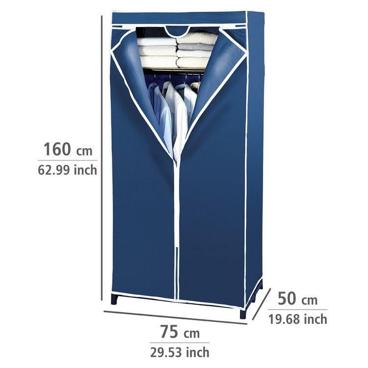 Produktbild: Kleiderschrank Air mit Ablage, Stoffschrank, Faltschrank
