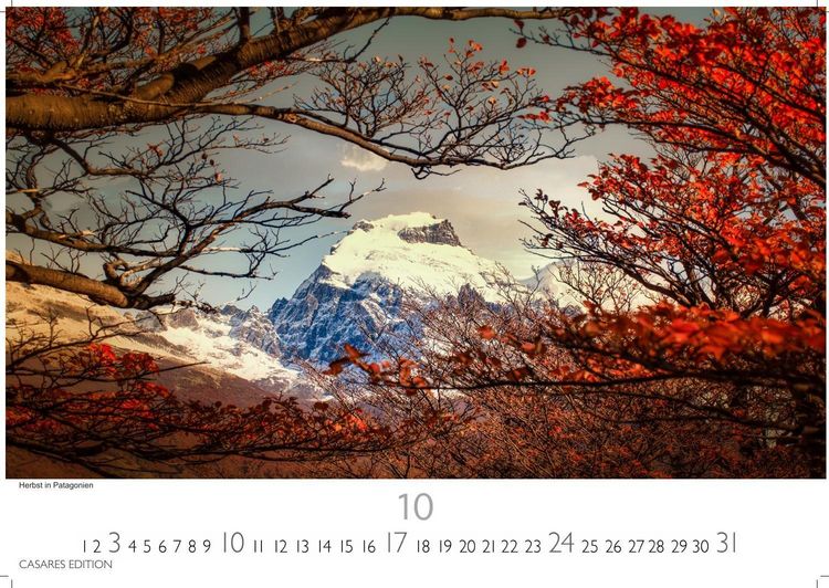 Produktbild: Patagonien Kalender 2027 &ndash; Wandkalender | Fotokalender S&uuml;damerika 35x50cm &ndash; mit beeindruckenden Fotos von Gletschern, Bergen & Wildnis, ideal als Geschenk & Deko
