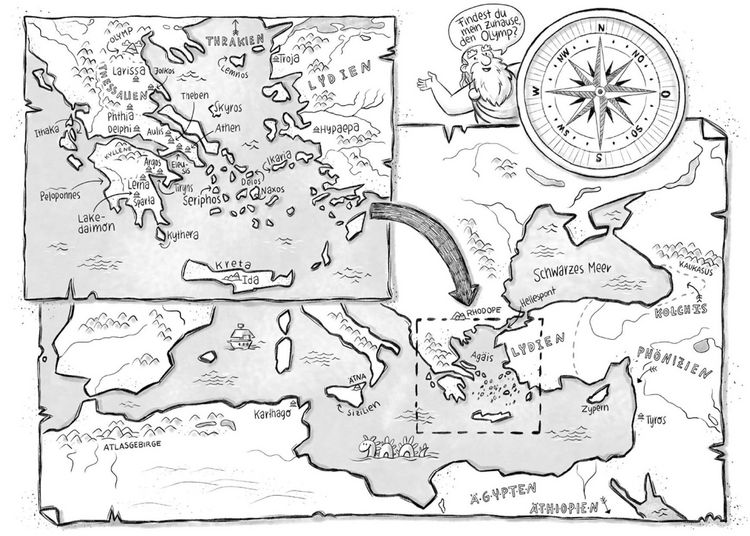 Produktbild: Ich, Zeus, und die Bande vom Olymp &ndash; G&ouml;tter und Helden erz&auml;hlen griechische Sagen