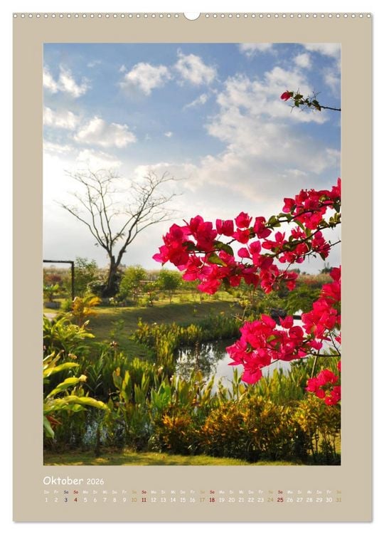 Produktbild: Erlebe mit mir das sonnige Thailand (Wandkalender 2026 DIN A2 hoch), CALVENDO Monatskalender