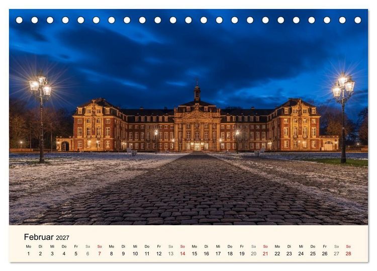 Produktbild: Schl&ouml;sser und Burgen in NRW (Tischkalender 2027 DIN A5 quer), CALVENDO Monatskalender