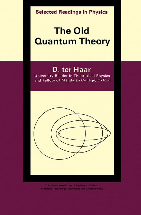 Produktbild: The Old Quantum Theory