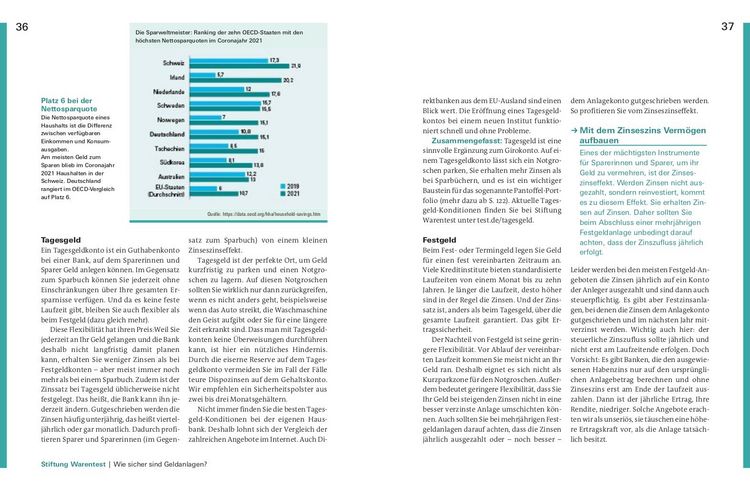 Produktbild: Geldanlage f&uuml;r Vorsichtige