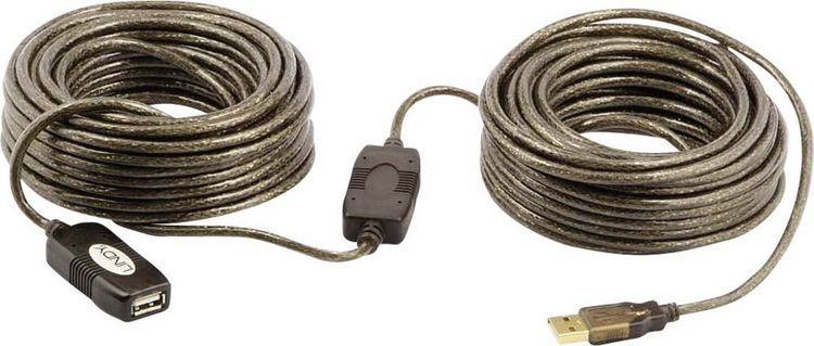 Produktbild: LINDY USB-Kabel USB 2.0 USB-A Stecker, USB-A Buchse 20.00m 42631