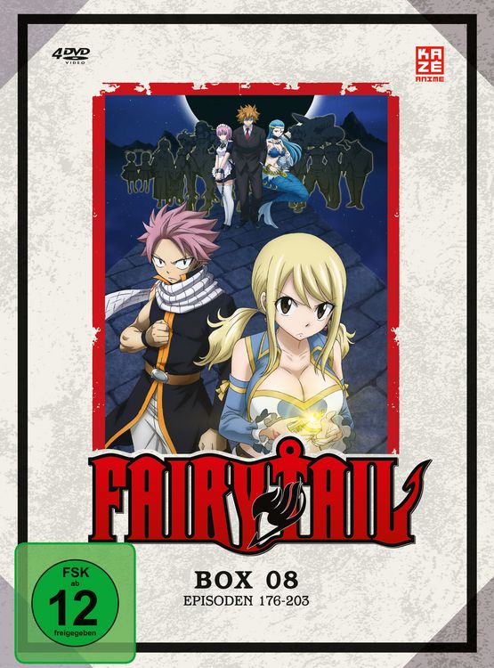 Produktbild: Fairy Tail - TV-Serie - DVD Box 8 (Episoden 176-203) [4 DVDs]