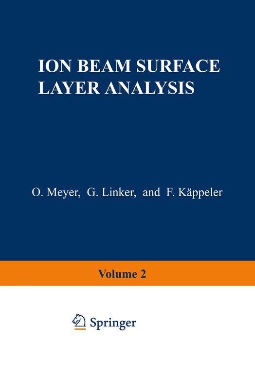 Produktbild: Ion Beam Surface Layer Analysis