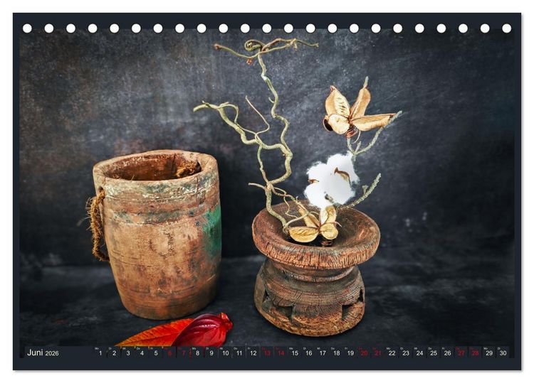 Produktbild: Wabi Sabi: All die sch&ouml;nen alten Dinge (Tischkalender 2026 DIN A5 quer), CALVENDO Monatskalender