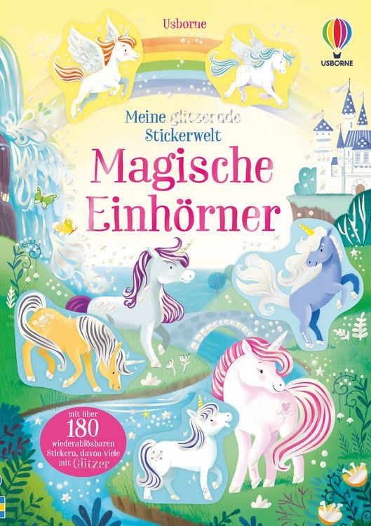 Produktbild: Meine glitzernde Stickerwelt: Magische Einh&ouml;rner