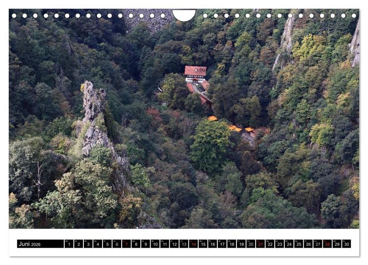 Produktbild: Nationalpark Harz Unber&uuml;hrte Natur und beschauliche St&auml;dte (Wandkalender 2026 DIN A4 quer), CALVENDO Monatskalender