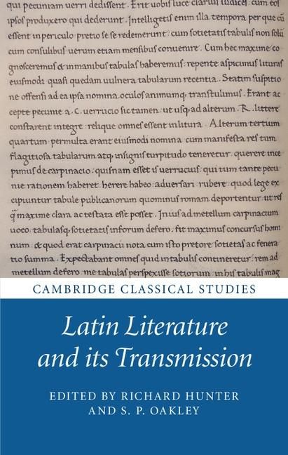 Produktbild: Latin Literature and its Transmission