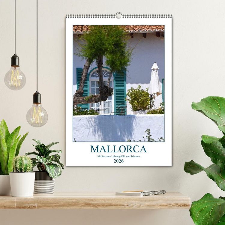 Produktbild: Mallorca - Mediterranes Lebensgef&uuml;hl zum Tr&auml;umen (Wandkalender 2026 DIN A2 hoch), CALVENDO Monatskalender
