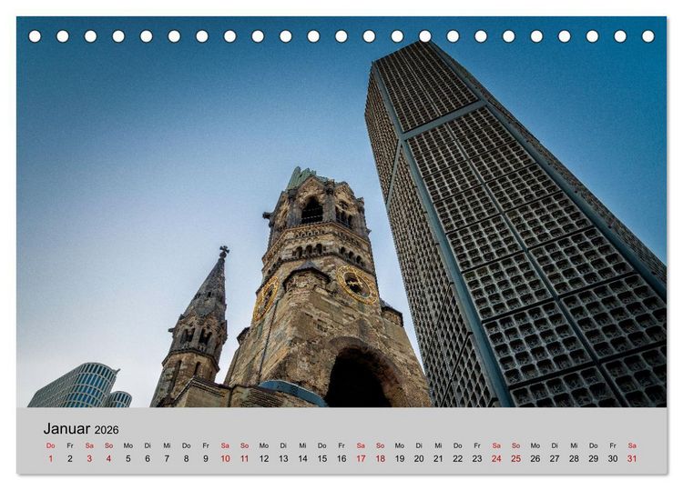 Produktbild: Ein Spaziergang durch Berlin (Tischkalender 2026 DIN A5 quer), CALVENDO Monatskalender