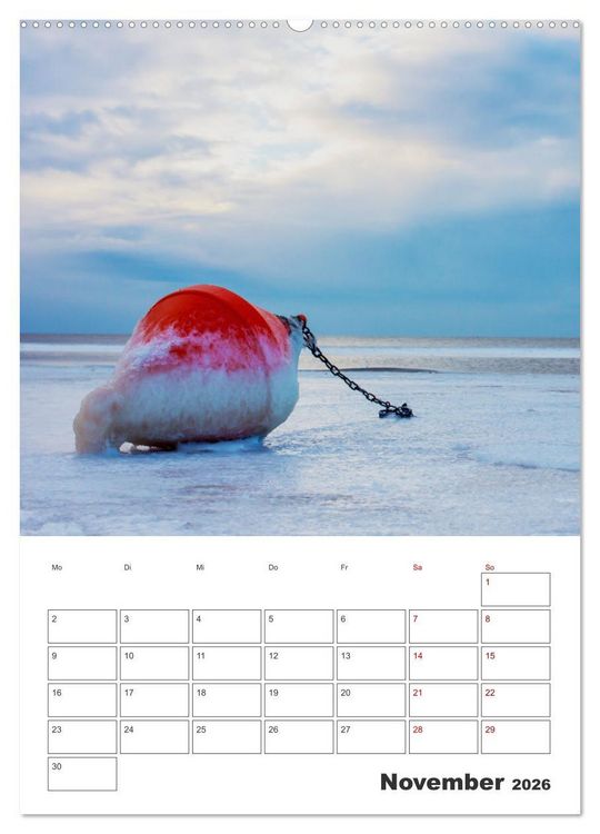 Produktbild: Sankt Peter-Ording Sonne, Strand und Meer (Wandkalender 2026 DIN A2 hoch), CALVENDO Monatskalender