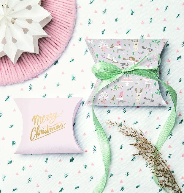 Produktbild: Geschenkschachteln, Jolly Christmas, Pastell
