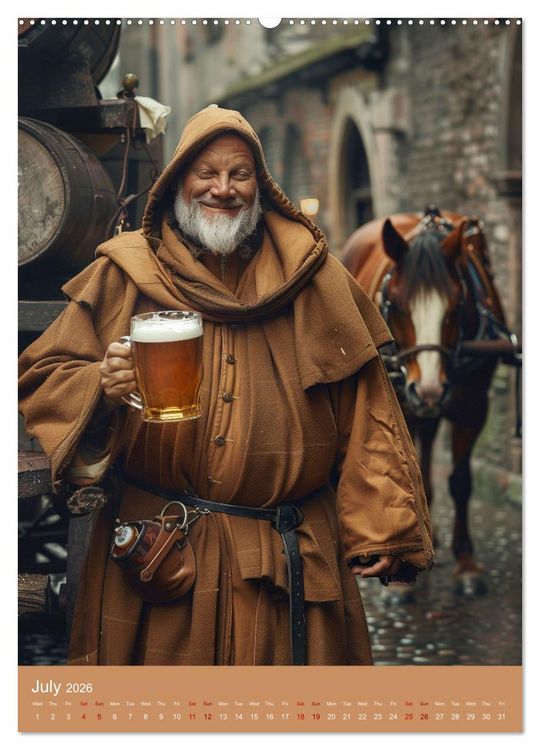 Produktbild: Prost German Beer (Wall Calendar 2026 DIN A2 portrait), CALVENDO 12 Month Wall Calendar
