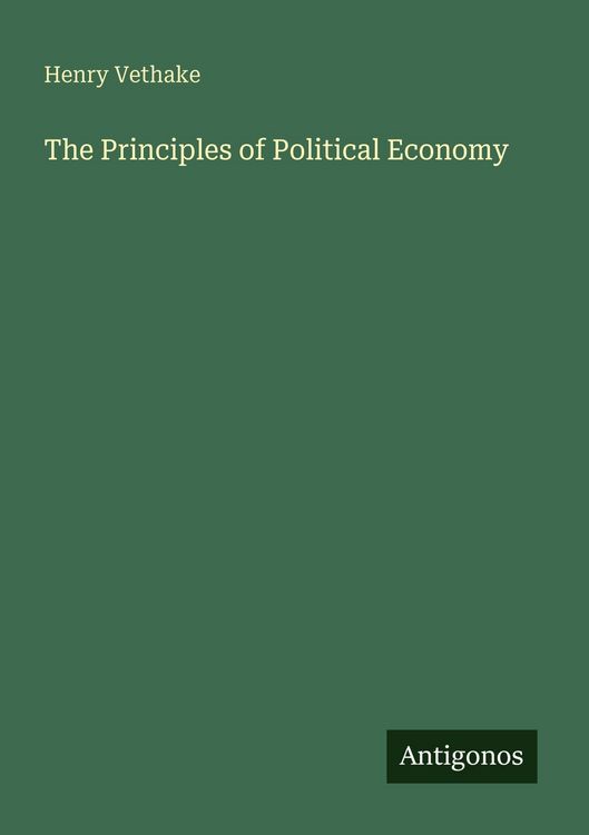 Produktbild: The Principles of Political Economy