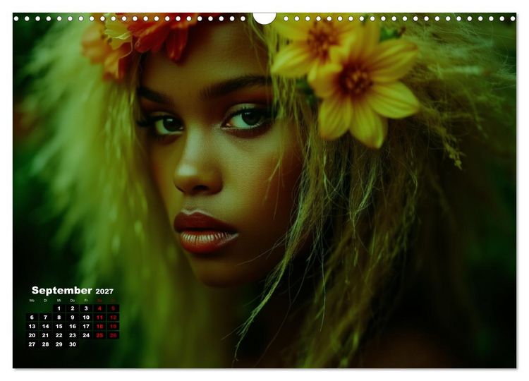 Produktbild: Florale Anmut (Wandkalender 2027 DIN A3 quer), CALVENDO Monatskalender