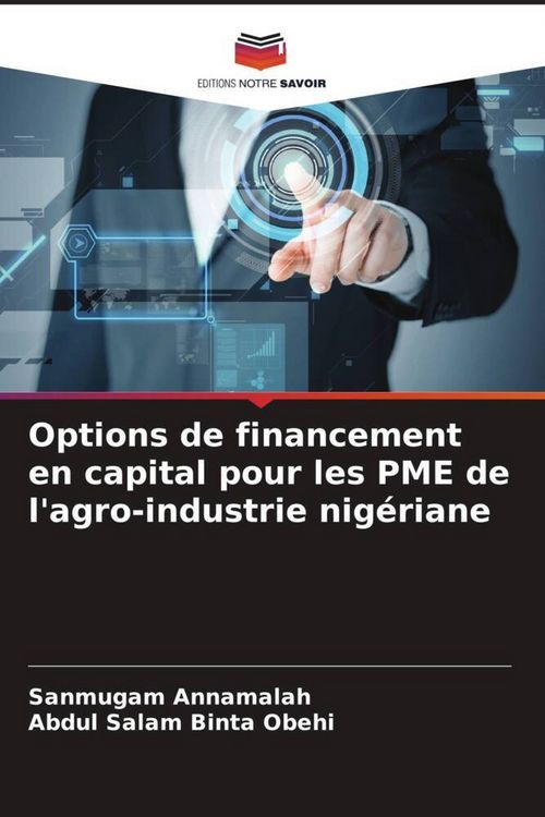 Produktbild: Options de financement en capital pour les PME de l'agro-industrie nig&eacute;riane