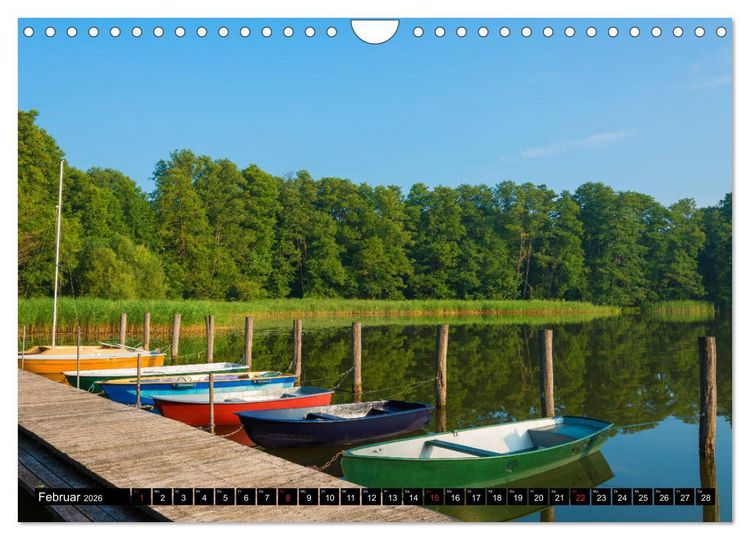 Produktbild: Stille Seen um Himmelpfort (Wandkalender 2026 DIN A4 quer), CALVENDO Monatskalender