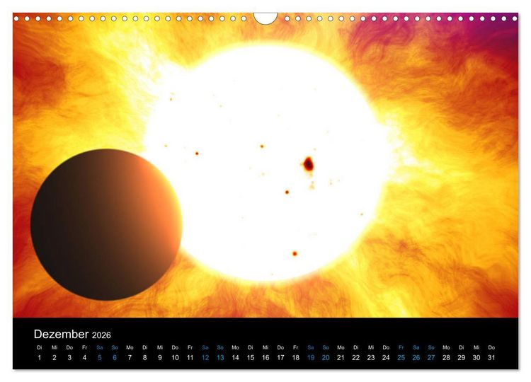 Produktbild: Weit entfernte unbekannte Welten (Wandkalender 2026 DIN A3 quer), CALVENDO Monatskalender